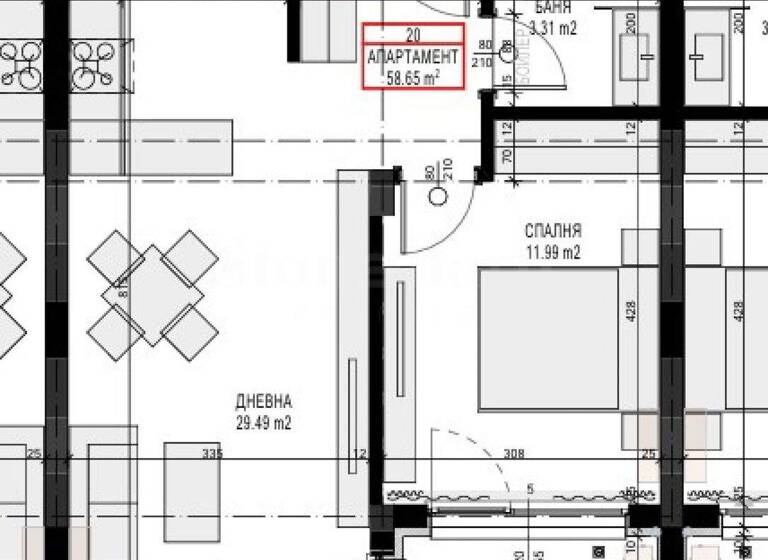 Studio zum Kauf 168.500 € 2 Zimmer 73,5 m² Sofia