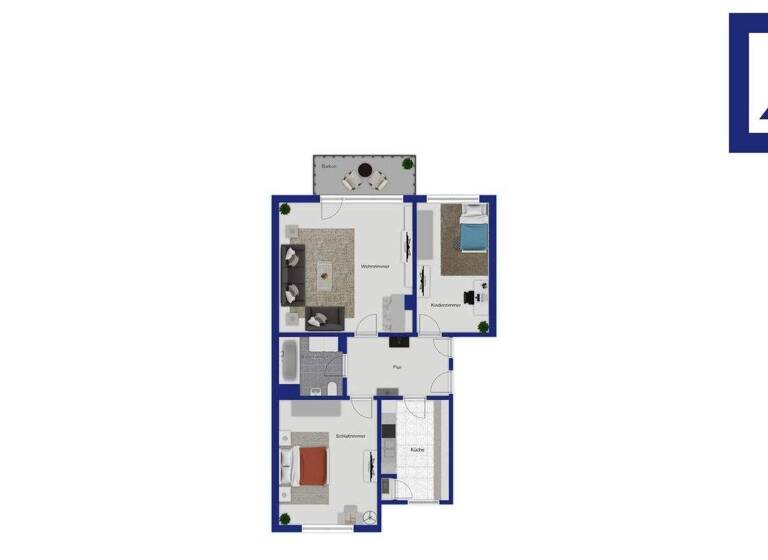 Wohnung zum Kauf 159.000 € 3 Zimmer 70 m² Darmstadt 64285