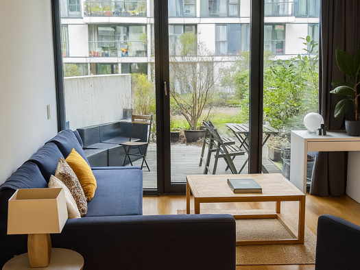 Terrassenwohnung zur Miete 1.680 € 2 Zimmer 85 m² Geschoss EG/6 frei ab sofort Alt-Treptow Berlin 12435
