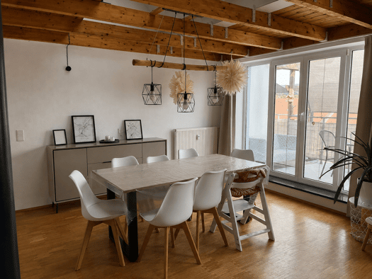 Maisonette zur Miete 1.100 € 3 Zimmer 110,1 m² 4. Geschoss frei ab 01.08.2026 Wenigenjena Jena 07749