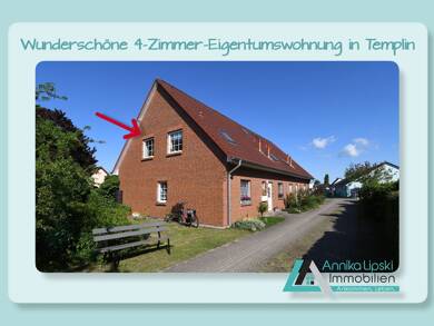 Wohnung zum Kauf 220.000 € 4 Zimmer 106,8 m² Templin Templin 17268