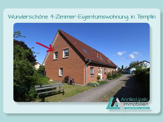 Wohnung zum Kauf 220.000 € 4 Zimmer 106,8 m² Templin Templin 17268