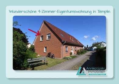Wohnung zum Kauf 220.000 € 4 Zimmer 106,8 m² Templin Templin 17268