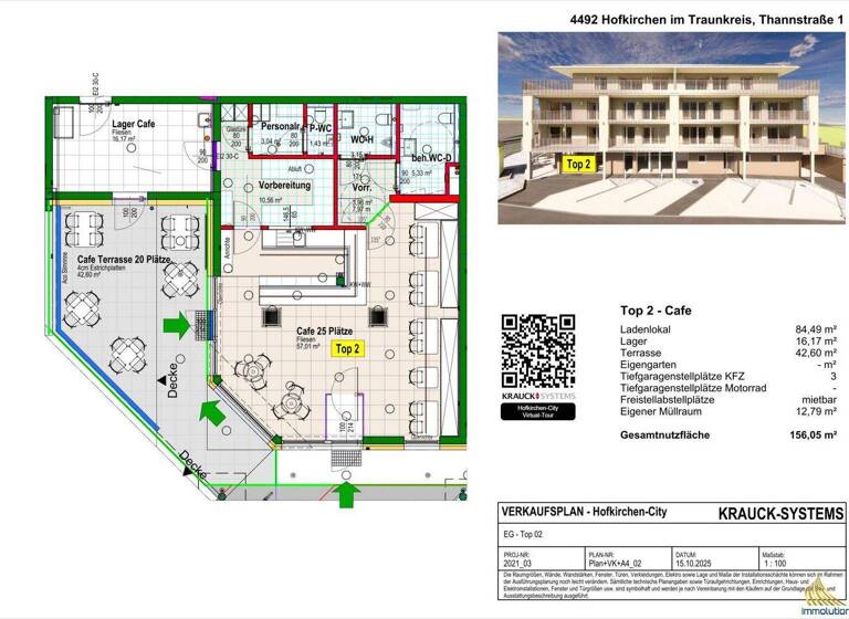 Bar/Café zum Kauf - Erstbezug provisionsfrei Hofkirchen im Traunkreis 4492