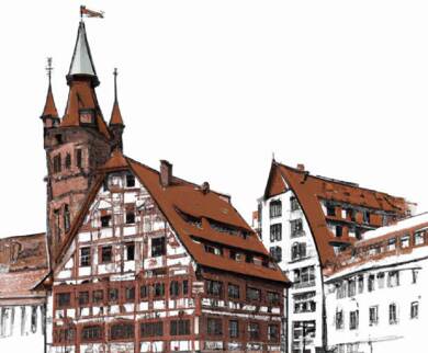 Wohnung zum Kauf als Kapitalanlage geeignet 250.000 € 2 Zimmer 48 m² Obere Krämergasse Altstadt / St. Lorenz Nürnberg 90403