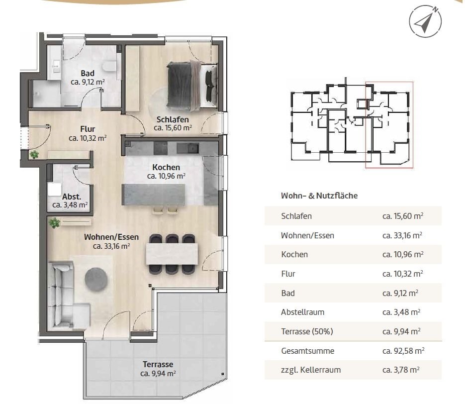 Wohnung zum Kauf provisionsfrei 498.000 € 2 Zimmer 93 m²<br/>Wohnfläche Glücksburg Glücksburg 24960