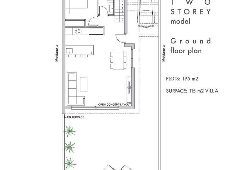 Villa zum Kauf 429.000 € 3 Zimmer 115 m² 195 m² Grundstück Los Alcázares 30710