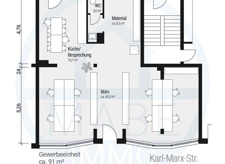 Ladenfläche zur Miete provisionsfrei 645 € 215 m² Verkaufsfläche Karl-Marx-Str. 3 Hagenwerder Görlitz 02827