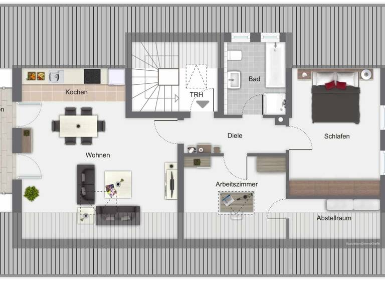 Wohnung zur Miete 600 € 2,5 Zimmer 74 m²<br/>Wohnfläche Dachgeschoss<br/>Geschoss 01.07.2025<br/>Verfügbarkeit Metten Metten 94526