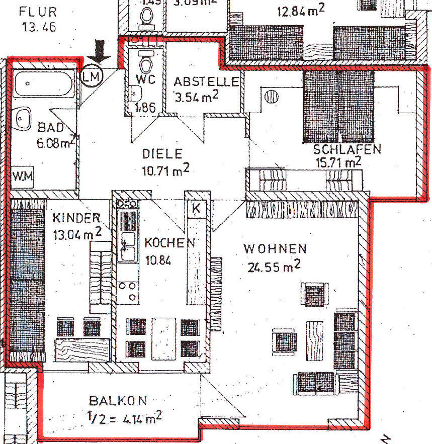 Wohnung zum Kauf 240.000 € 3 Zimmer 88,5 m²<br/>Wohnfläche Töging Töging am Inn 84513