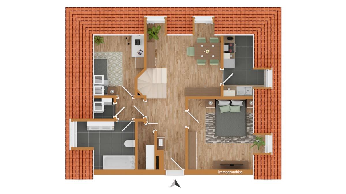 Maisonette zum Kauf 199.000 € 4 Zimmer 110 m²<br/>Wohnfläche 4.<br/>Geschoss Tuttlingen Tuttlingen 78532