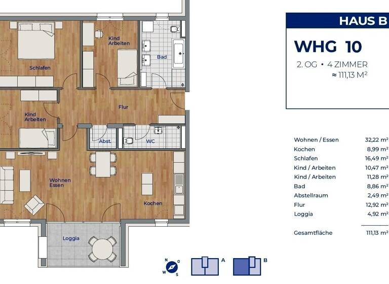 Wohnung zum Kauf provisionsfrei 594.700 € 4 Zimmer 111,1 m² 2. Geschoss Heitersheim 79423
