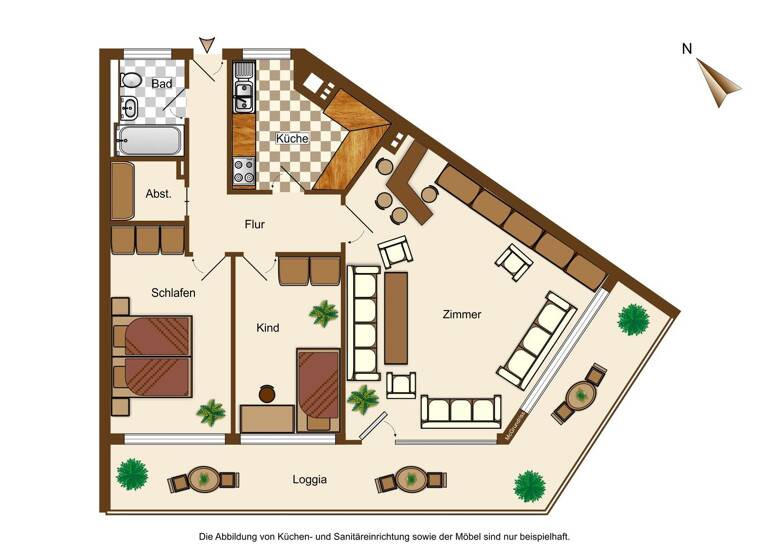 Wohnung zum Kauf 449.000 € 2,5 Zimmer 82,6 m² 1. Geschoss Grömitz 23743