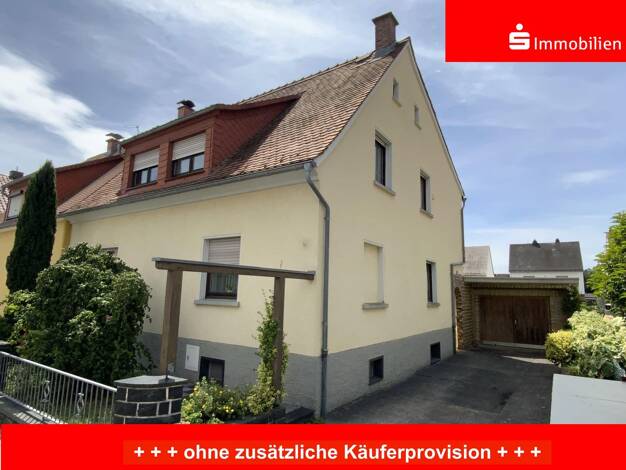 Doppelhaushälfte zum Kauf provisionsfrei 238.000 € 7 Zimmer 126,9 m² 385 m² Grundstück frei ab sofort Naunheim Wetzlar 35584