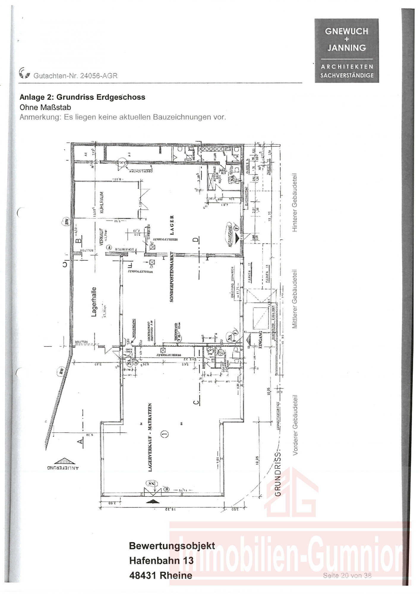 Bürogebäude zum Kauf als Kapitalanlage geeignet 630.000 € 1.535 m²<br/>Grundstück Hörstkamp Rheine 48431