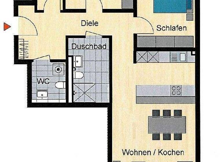 Wohnung zur Miete 1.490 € 3 Zimmer 94 m² 2. Geschoss Neukirchener Str. 10a Leichlingen 42799