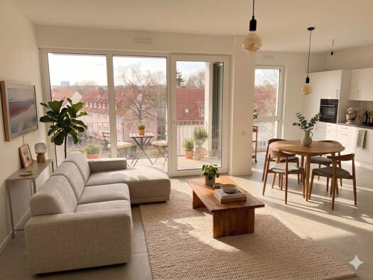 Wohnung zur Miete 1.270 € 2 Zimmer 74,6 m² 3. Geschoss frei ab 01.10.2026 Darmstädter Landstraße Ginsheim-Gustavsburg 65462