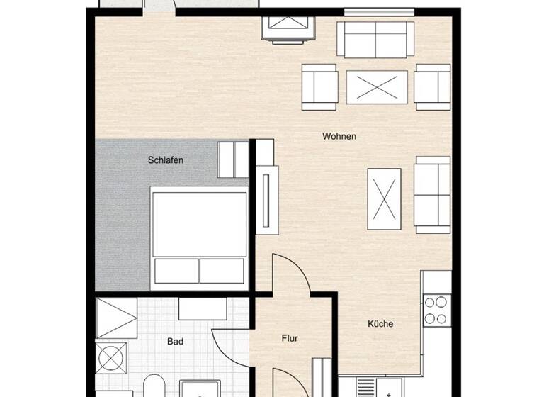 Wohnung zum Kauf 550.000 € 2 Zimmer 40 m²<br/>Wohnfläche Westerland Westerland 25980