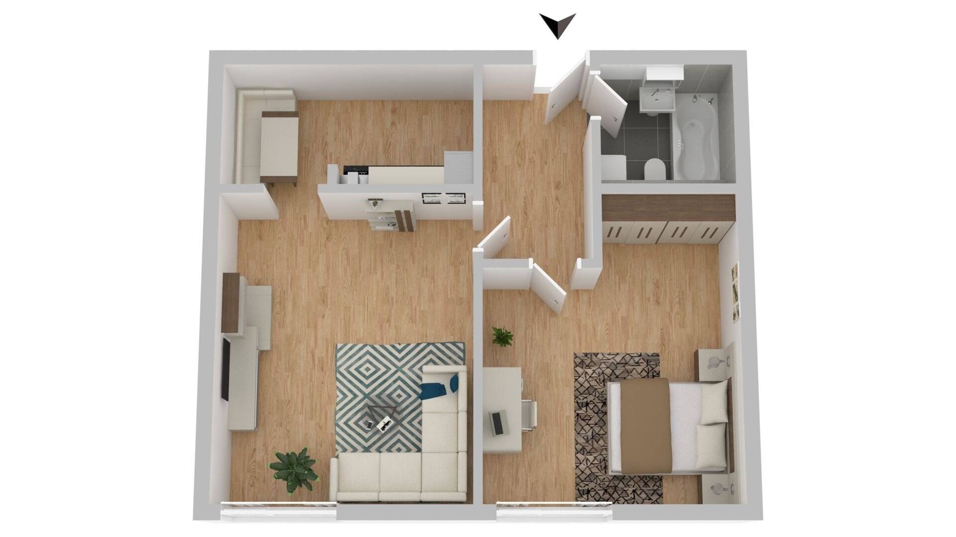Wohnung zur Miete 367 € 2 Zimmer 54,3 m²<br/>Wohnfläche 12.<br/>Geschoss Friedrich-König-Straße 11 Suhl Suhl 98527