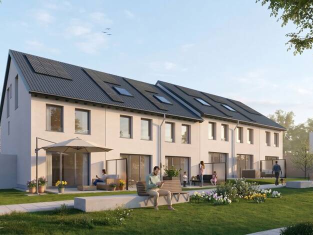 Reihenmittelhaus zum Kauf - Neubau 469.900 € 5,5 Zimmer 112 m² 166 m² Grundstück Im Daistler Neuenstadt Neuenstadt am Kocher 74196
