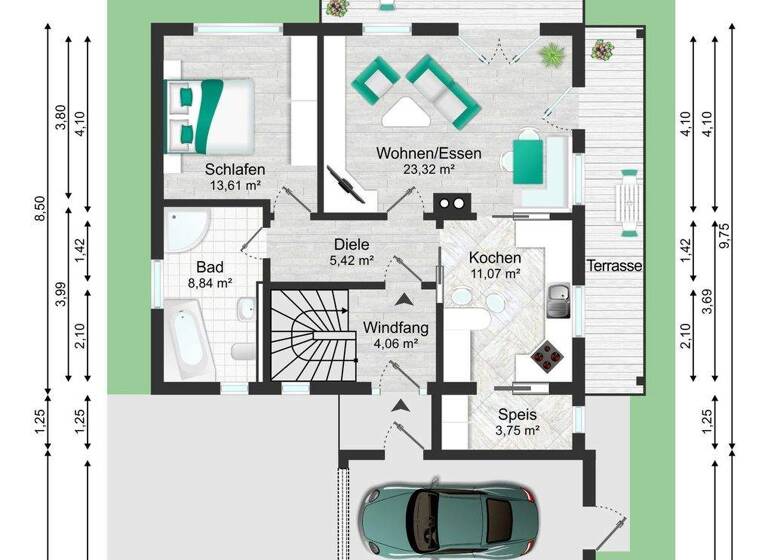 Einfamilienhaus zum Kauf 6 Zimmer 181,2 m² 754 m² Grundstück Edlkofen Bruckberg 84079