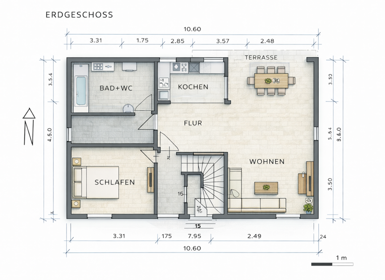 Mehrfamilienhaus zum Kauf 1.290.000 € 10 Zimmer 235 m² 211 m² Grundstück Gerlingen 70839