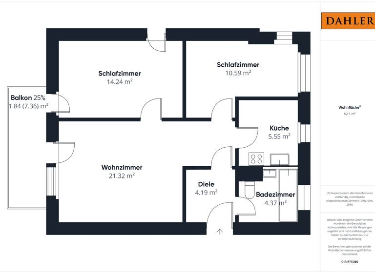 Wohnung zum Kauf 279.000 € 3 Zimmer 62,1 m²<br/>Wohnfläche Uttenreuth Uttenreuth 91080
