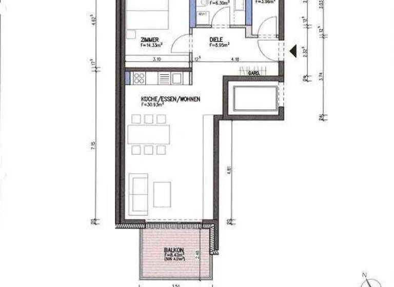 Wohnung zum Kauf 249.000 € 2 Zimmer 68,7 m² Innenstadt Kaiserslautern 67655