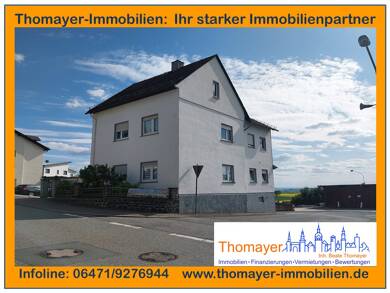 Haus zur Miete 1.200 € 9 Zimmer 182 m² 200 m² Grundstück Hasselbach Weilburg 35781