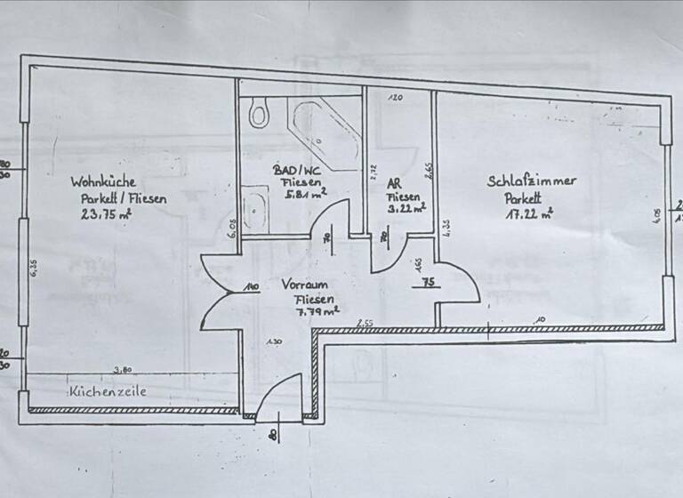 Wohnung zum Kauf 399.000 € 2 Zimmer 60 m² 1. Geschoss frei ab 01.10.2026 Wien 1080