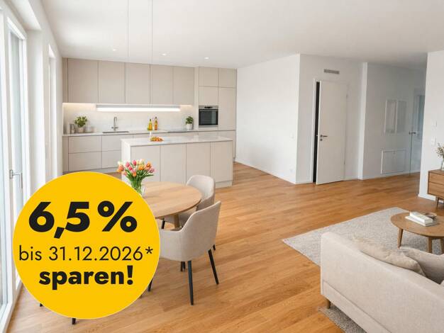 Wohnung zum Kauf - Erstbezug provisionsfrei 760.900 € 4 Zimmer 107,6 m² 3. Geschoss Hildegard-Knef-Straße 97 Heerdt Düsseldorf 40549