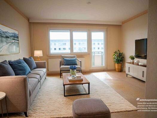 Wohnung zur Miete 410 € 3 Zimmer 64,6 m² 4. Geschoss Georg-Dreke-Ring 9 Prenzlau 17291