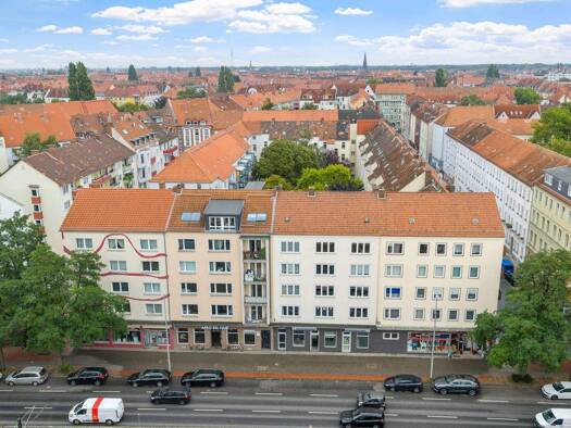 Wohn- und Geschäftshaus zum Kauf als Kapitalanlage geeignet 989.000 € 517,9 m² 233 m² Grundstück Vahrenwald Hannover 30165