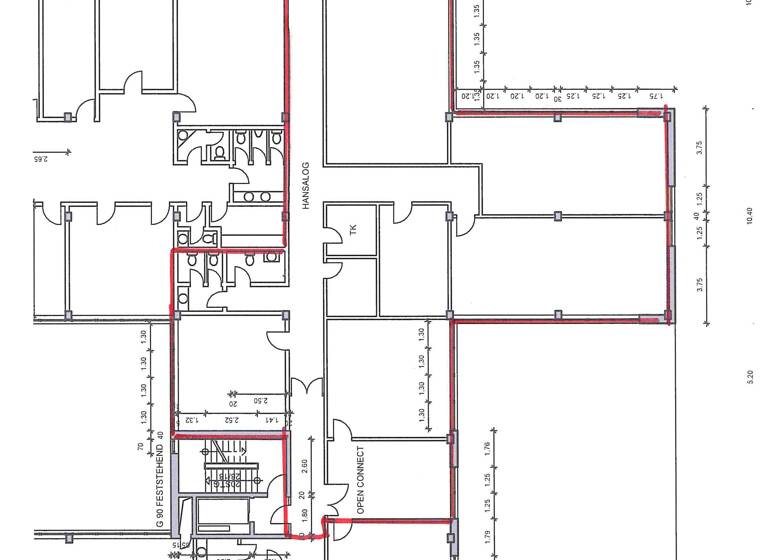Büro zur Miete provisionsfrei 9 € 375 m² Bürofläche Sportallee 6 Groß Borstel Hamburg 22335