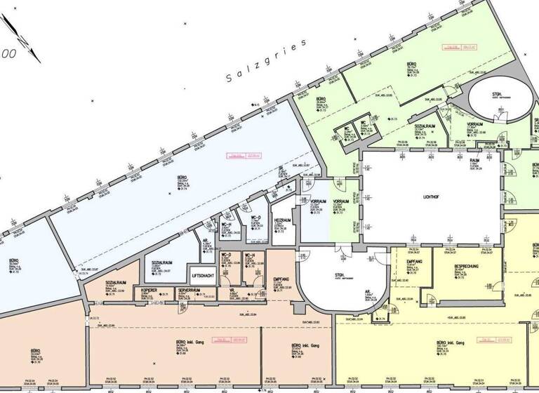 Büro zur Miete 4.084 € 4 Zimmer Wien 1010