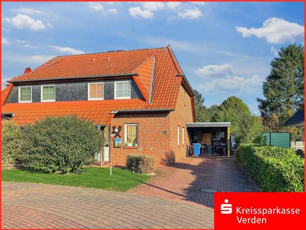Doppelhaushälfte zum Kauf 250.000 € 4 Zimmer 109 m² 425 m² Grundstück Emtinghausen Emtinghausen 27321