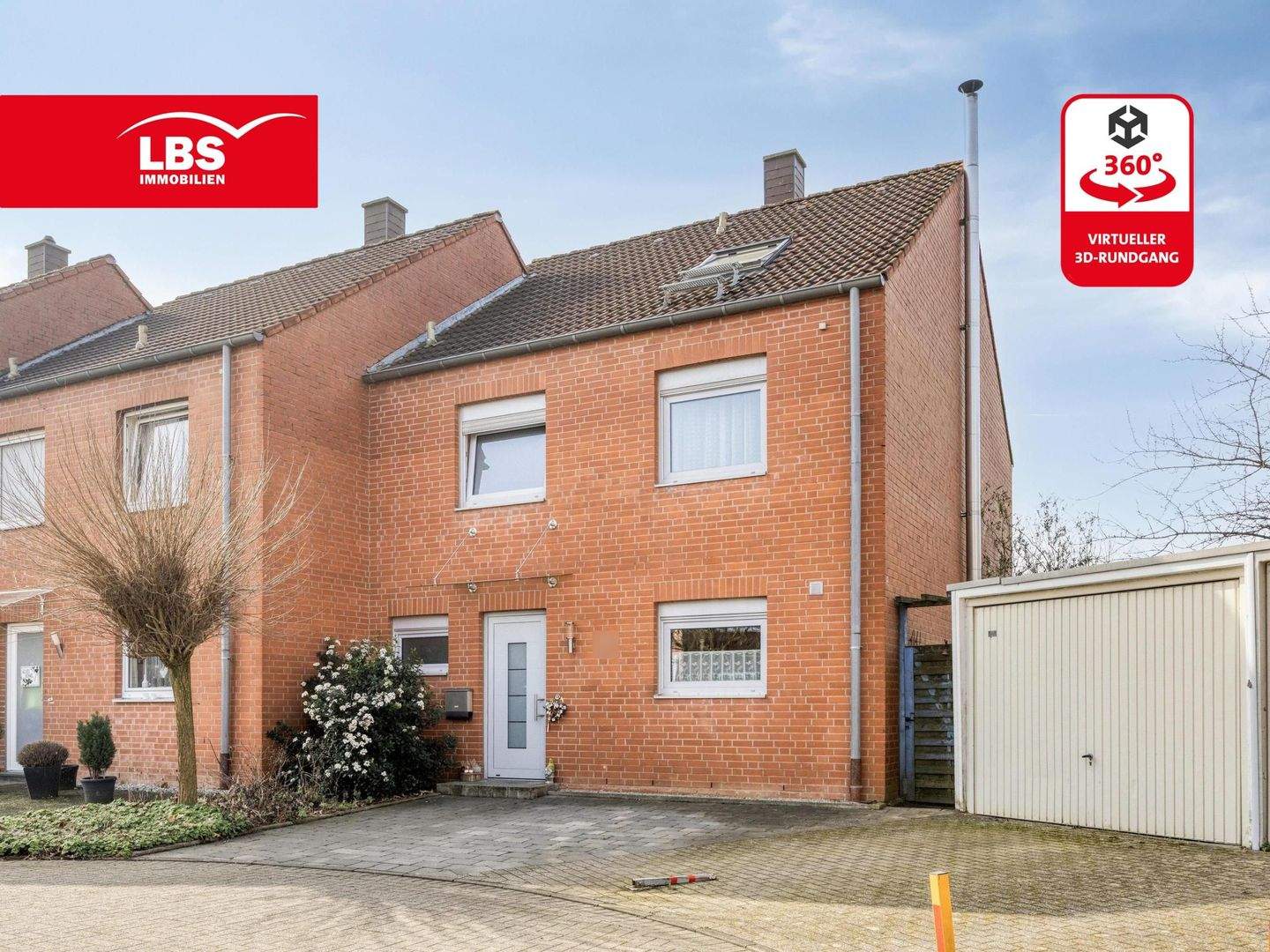 Immobilie in Weeze - Gepflegtes Reiheneckhaus mit 7 Zimmern, Garten, Weitblick und Garage. - Bild 0