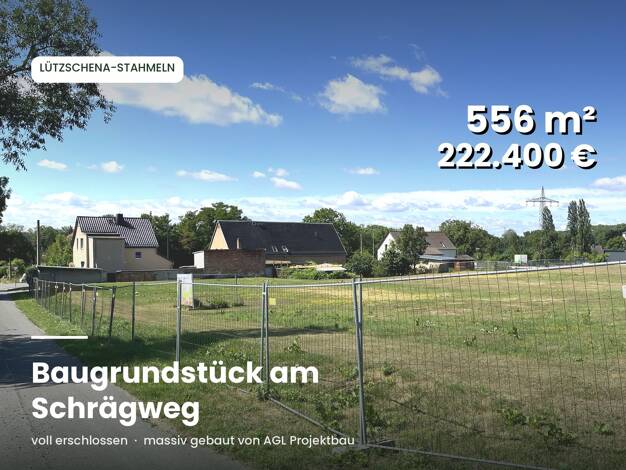 Grundstück zum Kauf 222.400 € 565 m² Grundstück frei ab 01.03.2027 Schrägweg Lützschena-Stahmeln Nordwest 04159
