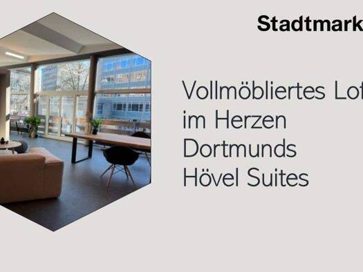 Studio zur Miete 2.180 € 1 Zimmer 109 m² 2. Geschoss frei ab sofort Mitte Dortmund 44137