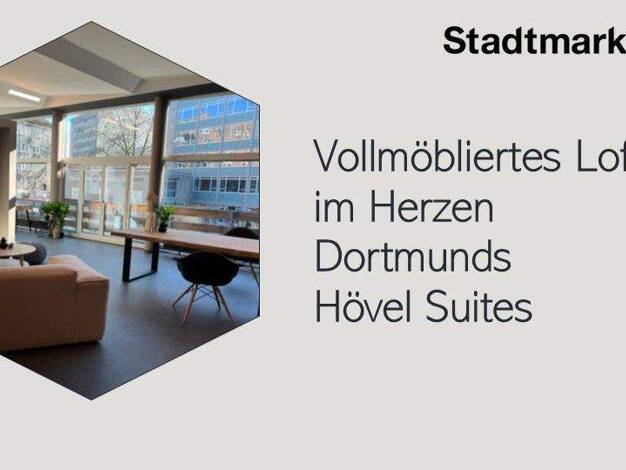 Studio zur Miete 2.180 € 1 Zimmer 109 m² 2. Geschoss frei ab sofort Mitte Dortmund 44137