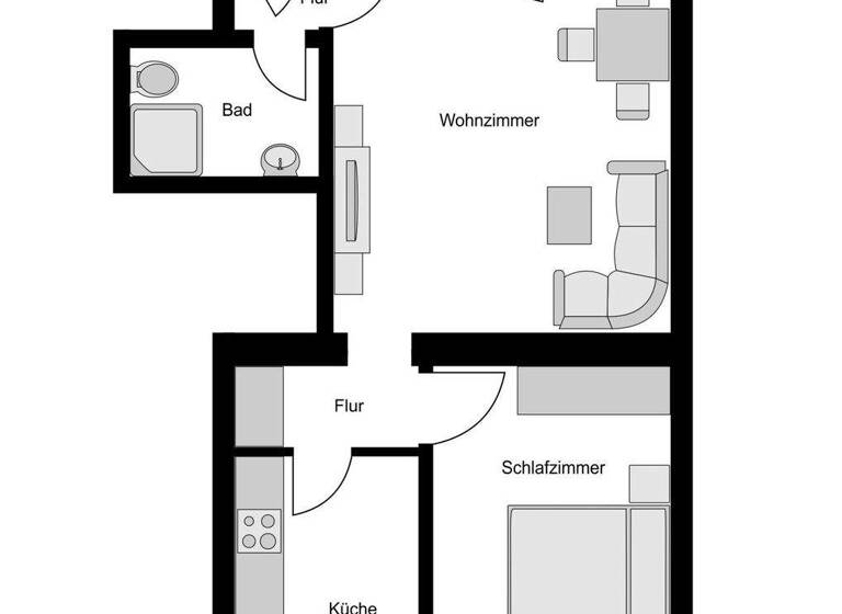 Wohnung zum Kauf 122.000 € 2,5 Zimmer 51 m² 2. Geschoss Laer Bochum 44803