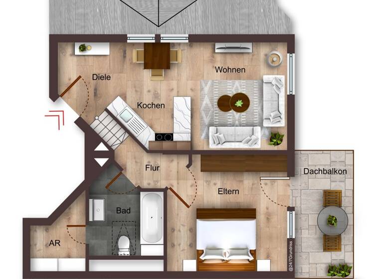 Wohnung zum Kauf 149.000 € 2 Zimmer 44 m² Welzheim 73642