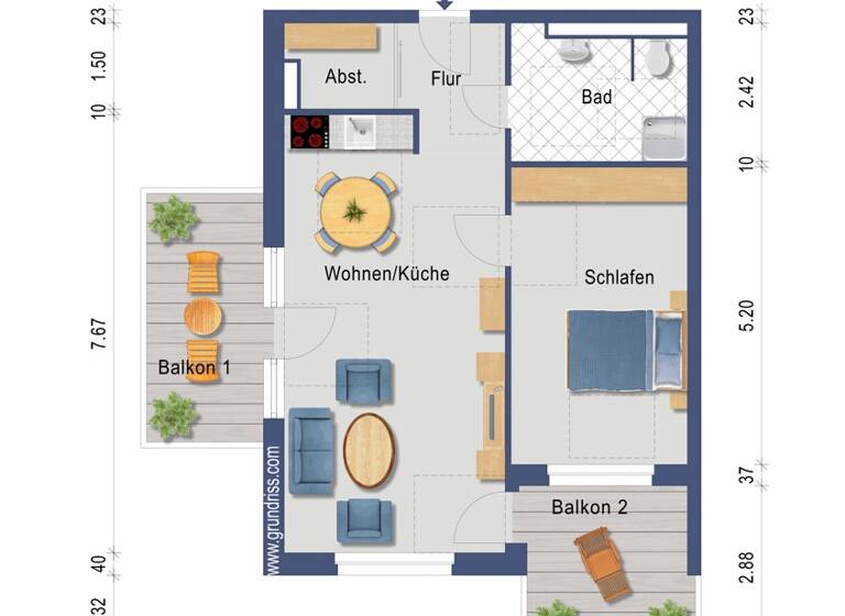 Wohnung zum Kauf 259.000 € 2 Zimmer 67 m² 1. Geschoss Buchholz Buchholz in der Nordheide 21244