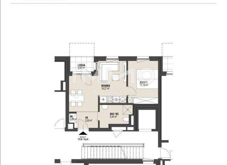 Wohnung zum Kauf 315.200 € 2 Zimmer 39,5 m² Wien 1170