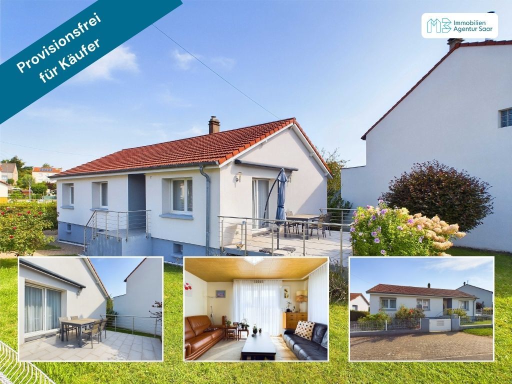 Bungalow zum Kauf provisionsfrei 235.000 € 5 Zimmer 102 m²<br/>Wohnfläche 582 m²<br/>Grundstück Überherrn Überherrn 66802