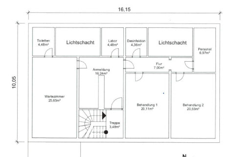 Medizinisches Gebäude zur Miete 875 € 118 m²<br/>Bürofläche Rathausstraße 1a Vieselbach Erfurt 99098