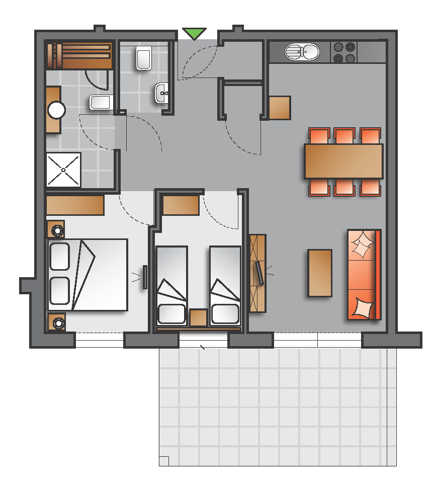 Wohnung zum Kauf 315.000 € 3 Zimmer 60 m²<br/>Wohnfläche Altastenberg Winterberg 59955