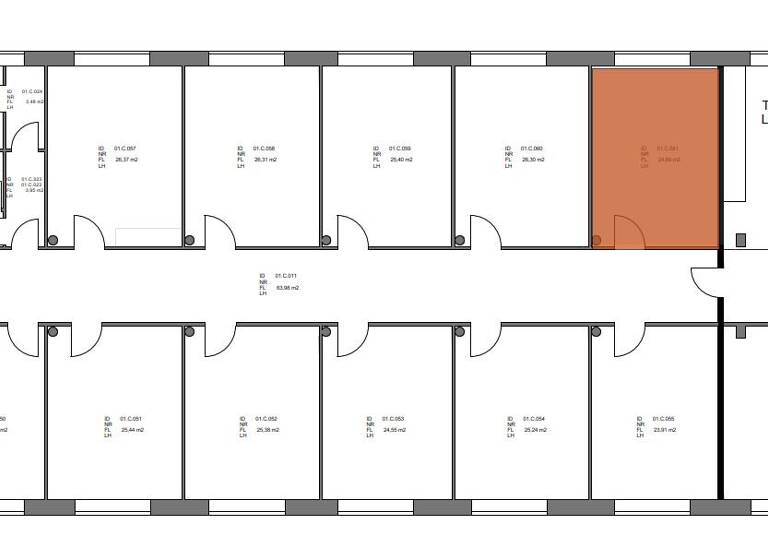 Bürofläche zur Miete 579 € 24,7 m²<br/>Bürofläche Carl-Reuther-Straße 1 Waldhof Mannheim 68305