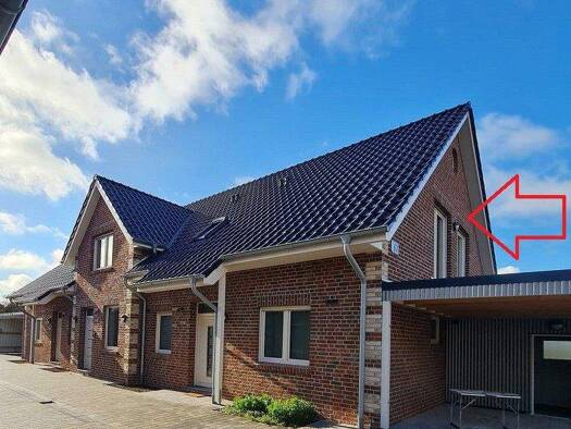 Wohnung zur Miete - Erstbezug 840 € 3 Zimmer 74,4 m² EG Steenfelde Westoverledingen / Flachsmeer 26810