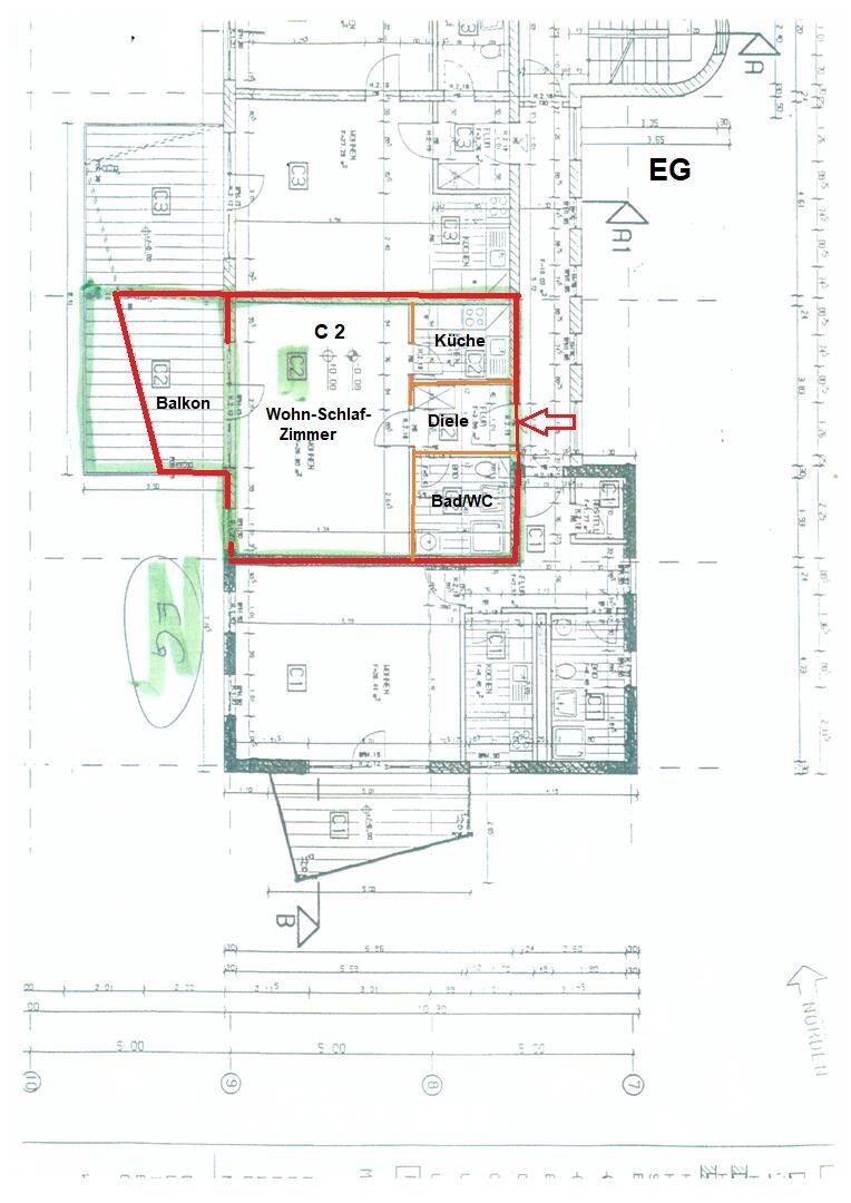 Wohnung zum Kauf provisionsfrei als Kapitalanlage geeignet 99.000 € 1 Zimmer 42,5 m²<br/>Wohnfläche Im Wiesengrund 1-5 Dittelstedt Erfurt 99099